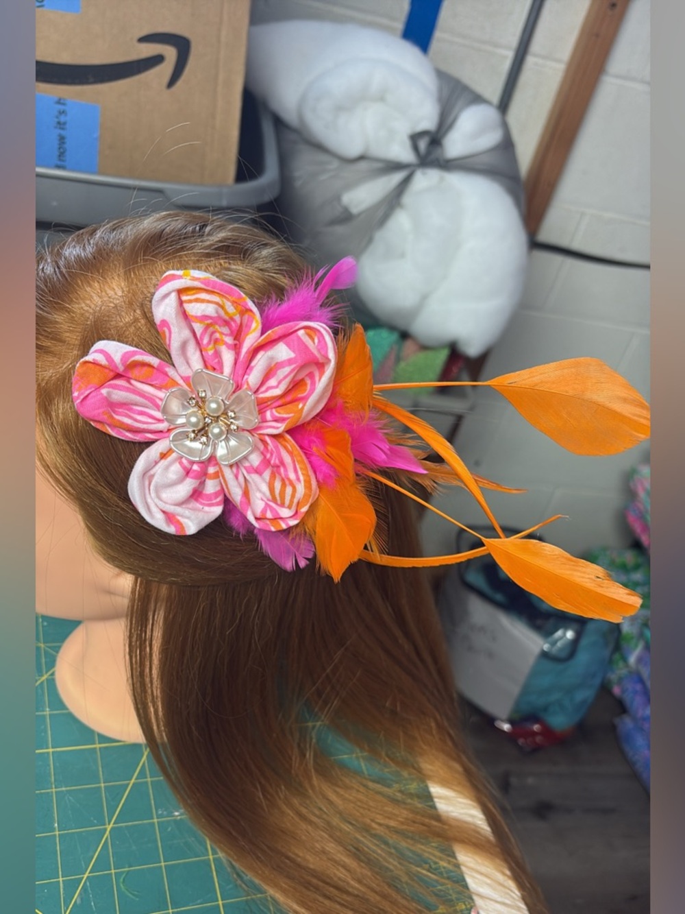 Clip on fascinator